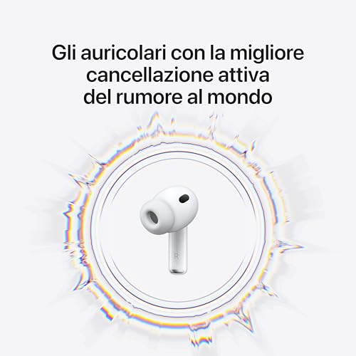 Apple AirPods Pro 3 cuffie bluetooth cancellazione rumore