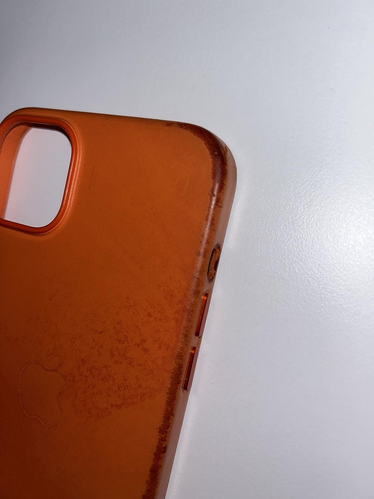 Apple custodia MagSafe pelle iPhone 14 Plus cover arancione