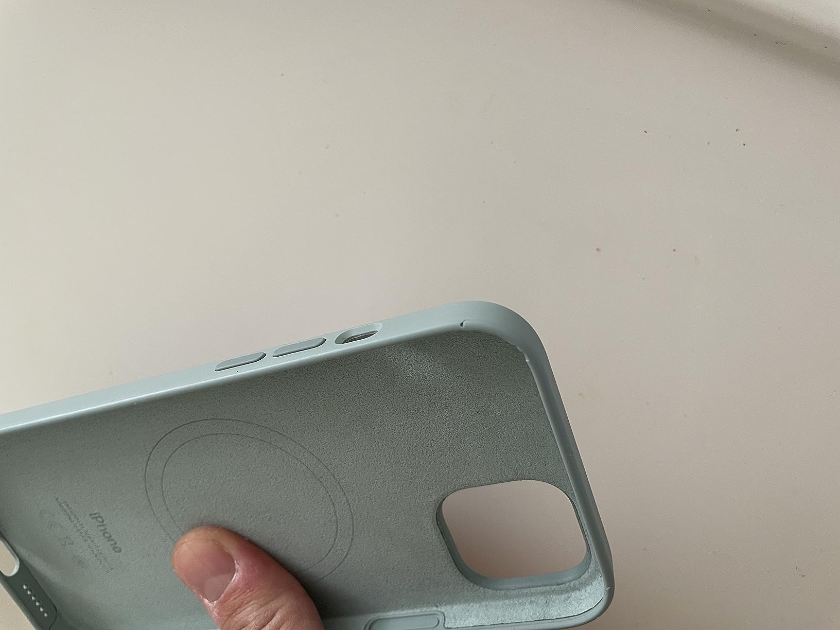 Apple custodia silicone MagSafe iPhone 14 Plus viola sambuco