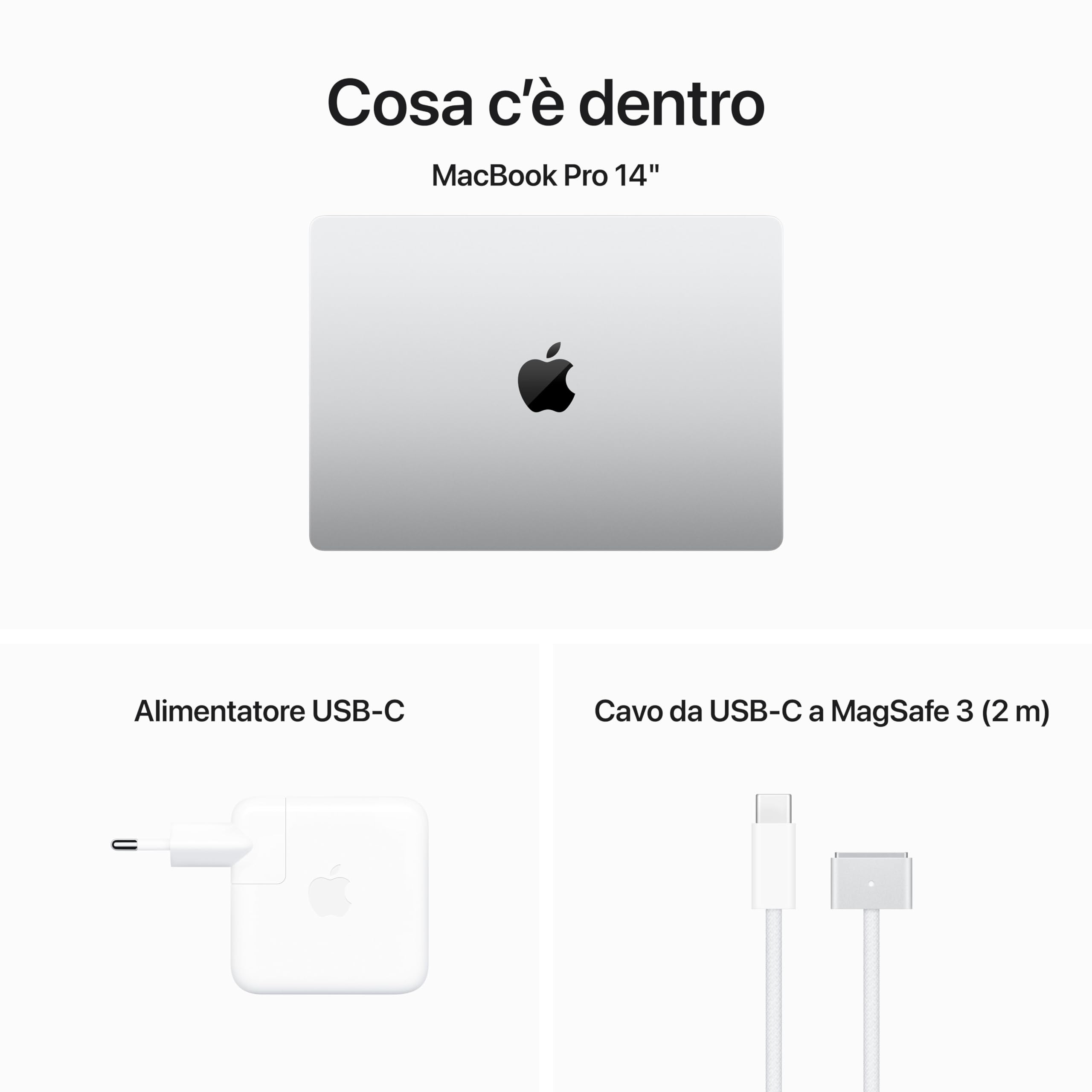 Apple MacBook Pro M3 14,2" portatile 1TB argento