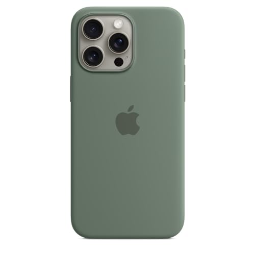 Apple iPhone 15 Pro Max custodia silicone Cipresso MagSafe