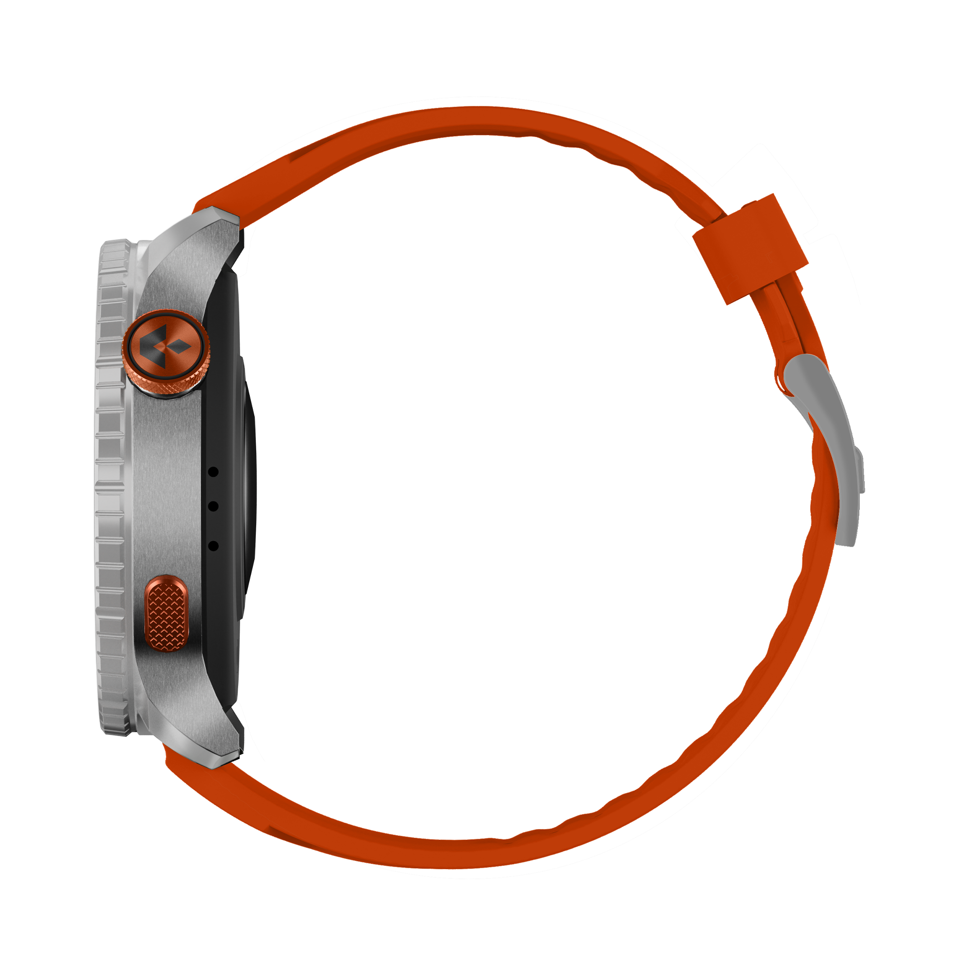 Garett Compass GPS smartwatch argento AMOLED