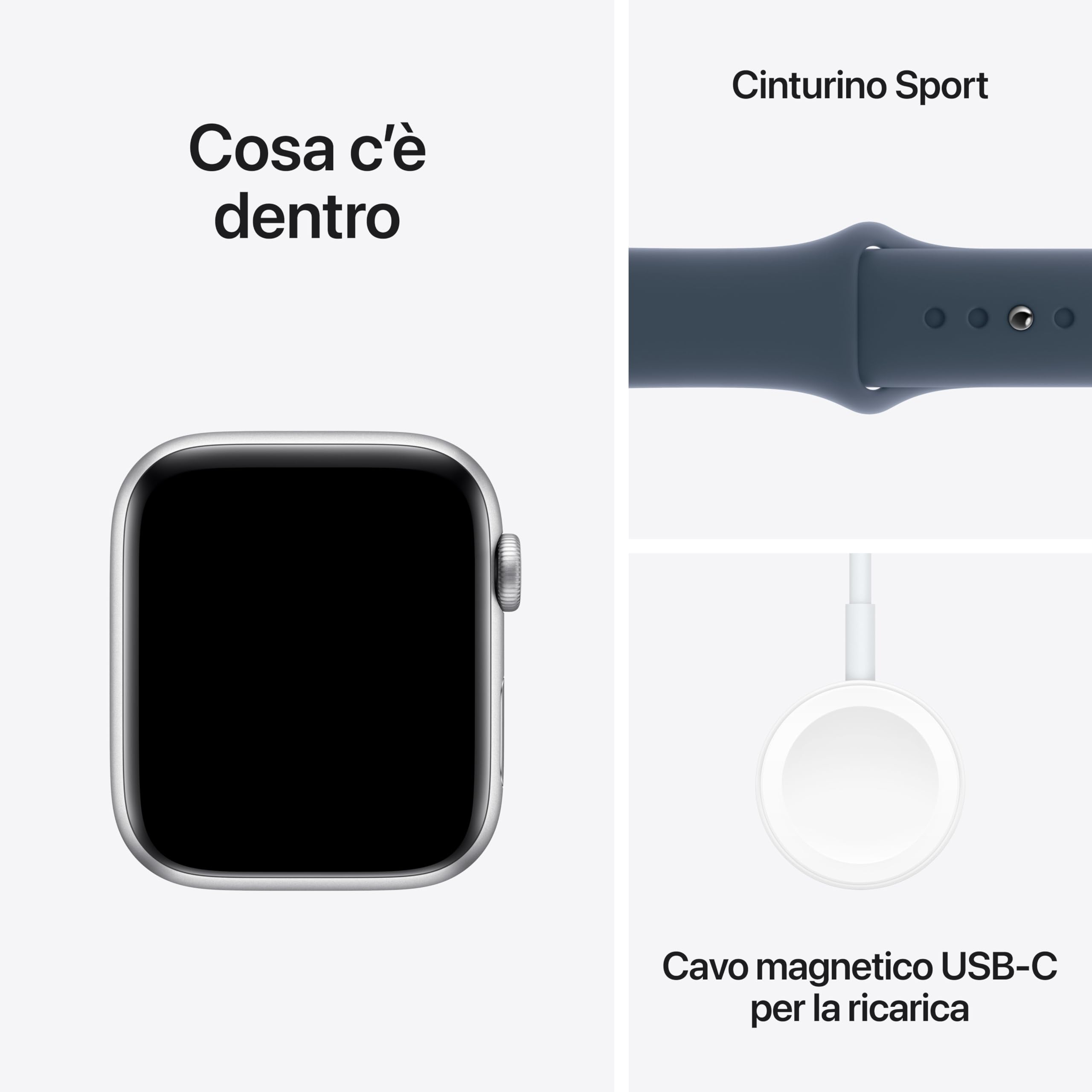 Apple Watch SE 44mm smartwatch GPS Cellular argento sonno