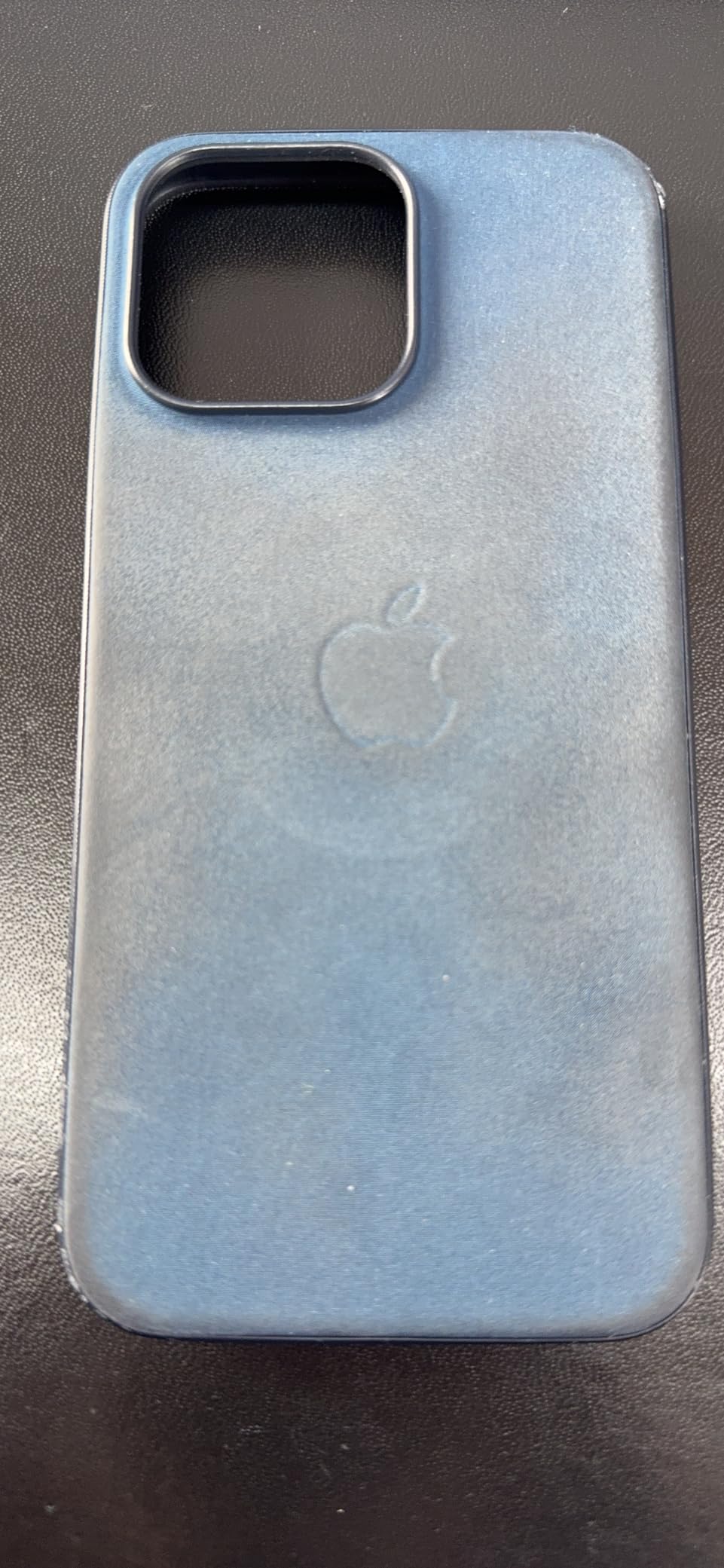 Apple FineWoven Custodia iPhone 15 Pro Max Nero MagSafe