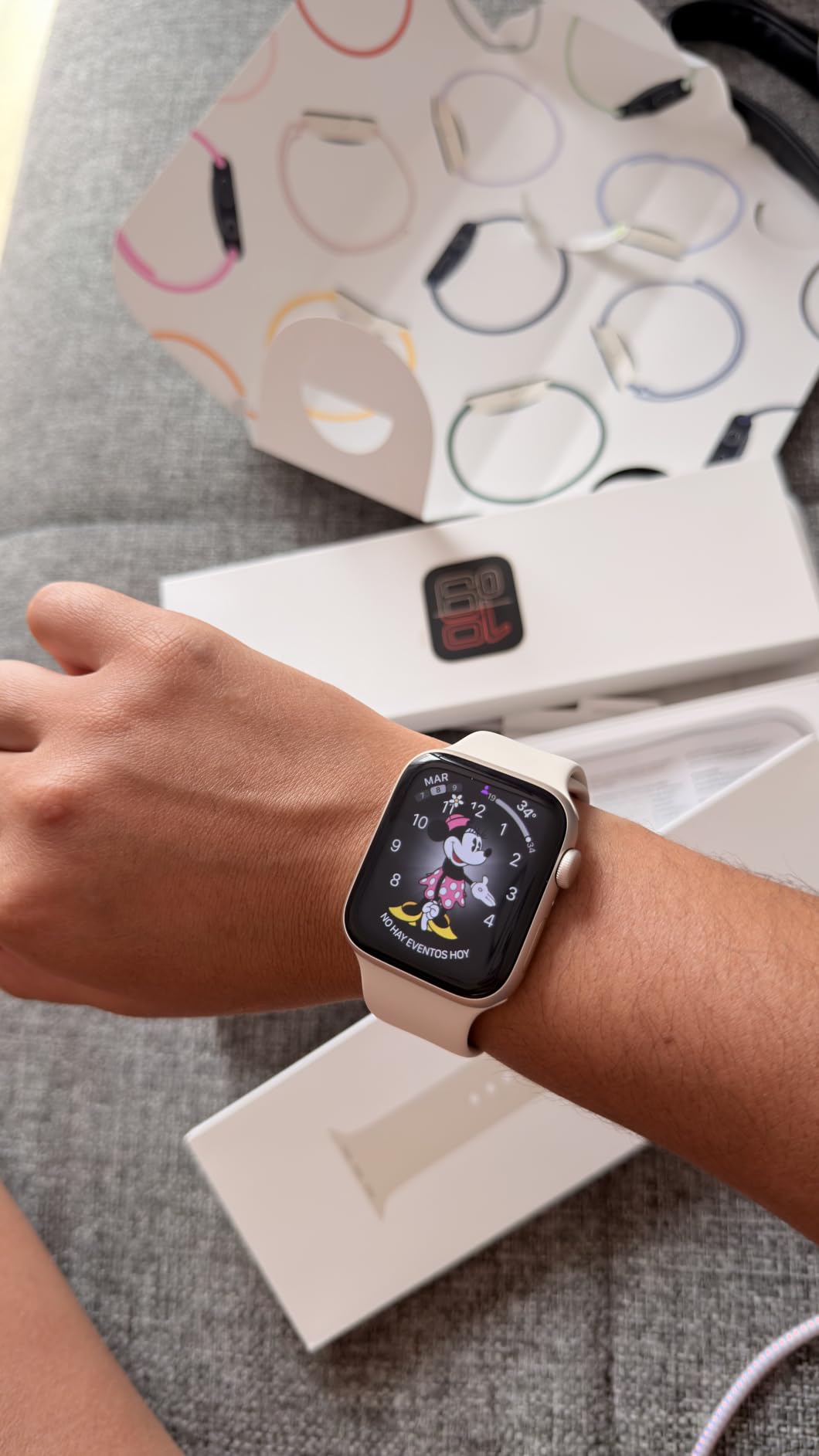 Apple Watch SE 3 44mm smartwatch GPS mezzanotte M/L