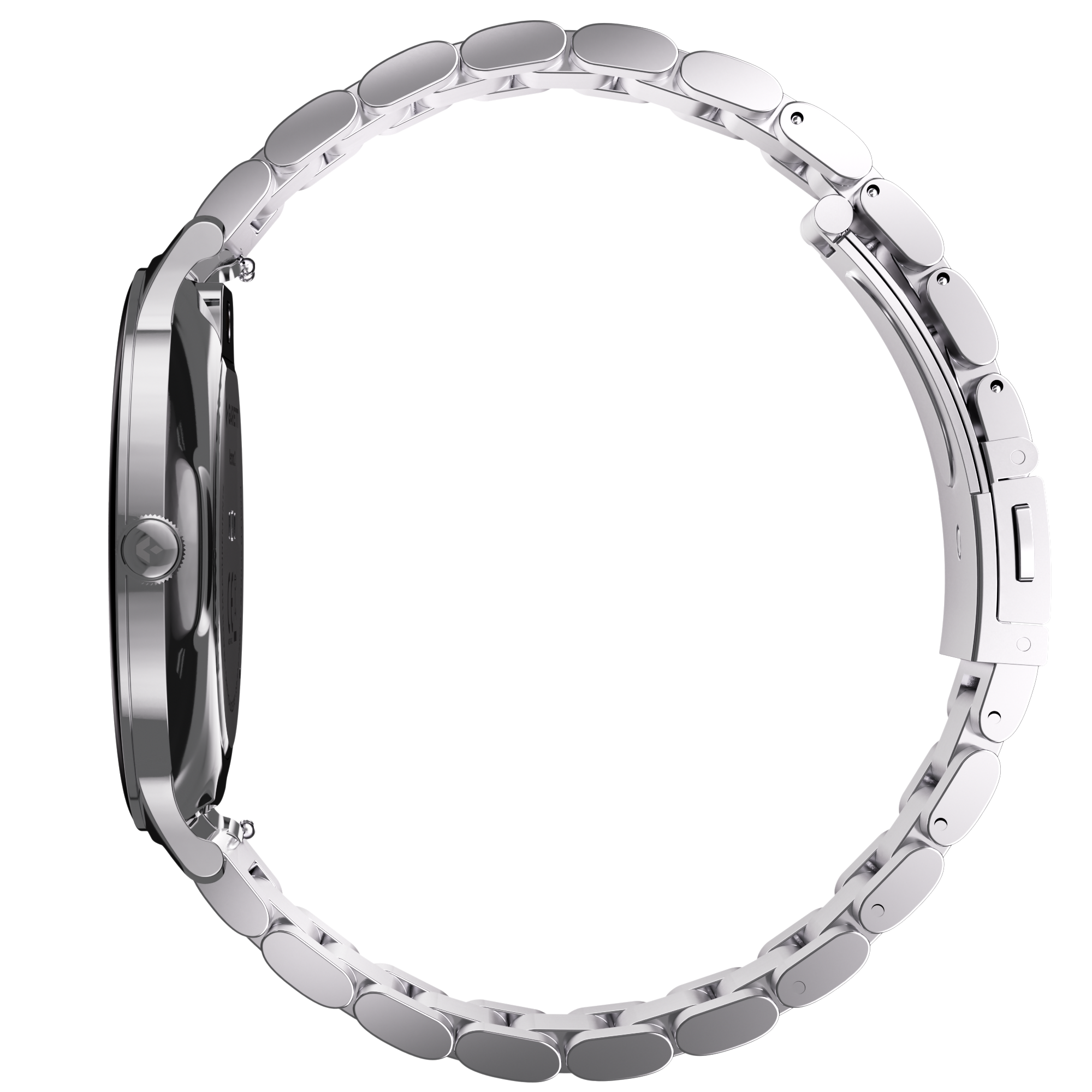 Garett Quantum smartwatch acciaio argento AMOLED