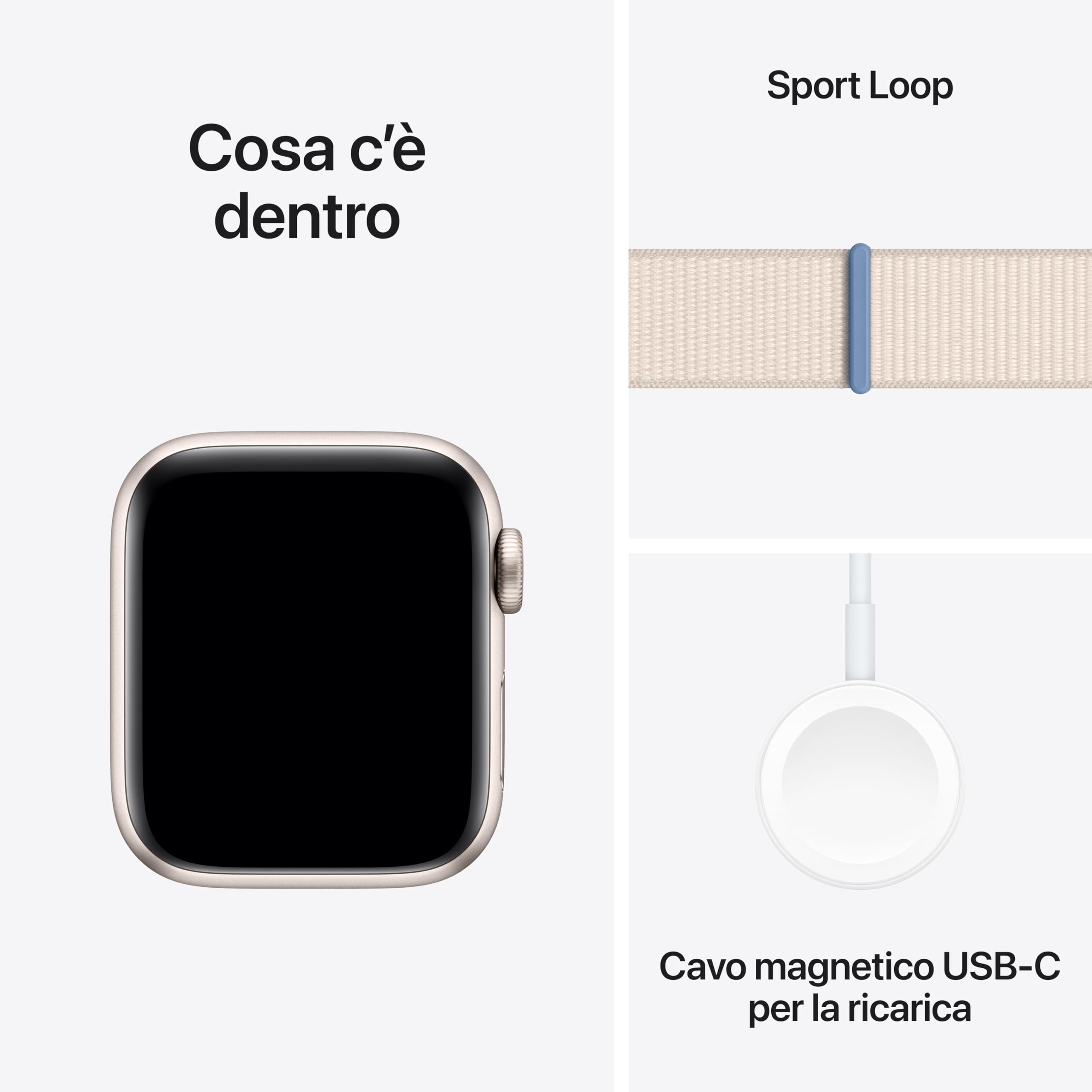 Apple Watch SE 2ª generazione GPS 40 mm smartwatch galassia