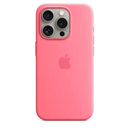 Apple Custodia MagSafe silicone iPhone 15 Pro Rosa