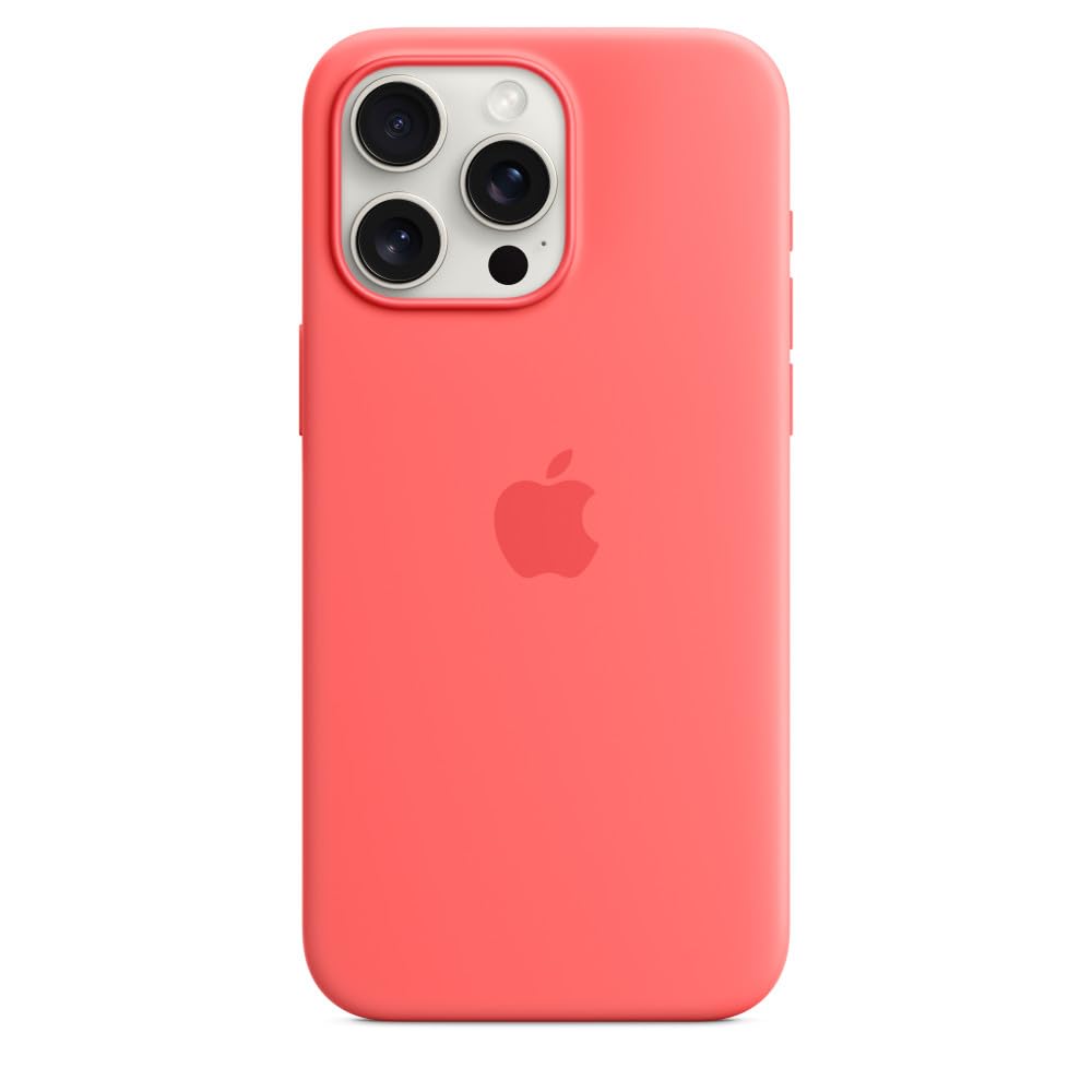 Apple iPhone 15 Pro Max custodia silicone Guava MagSafe