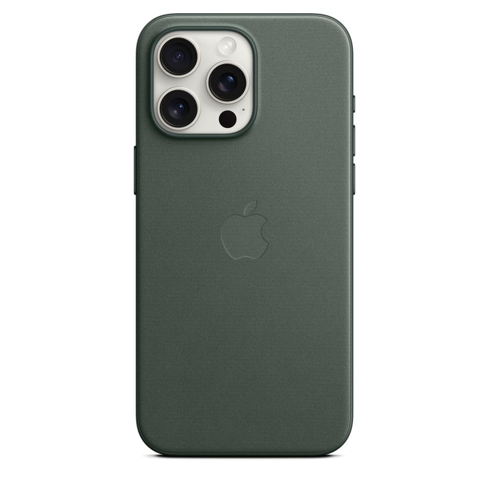 Apple FineWoven Custodia iPhone 15 Pro Max Sempreverde MagSafe