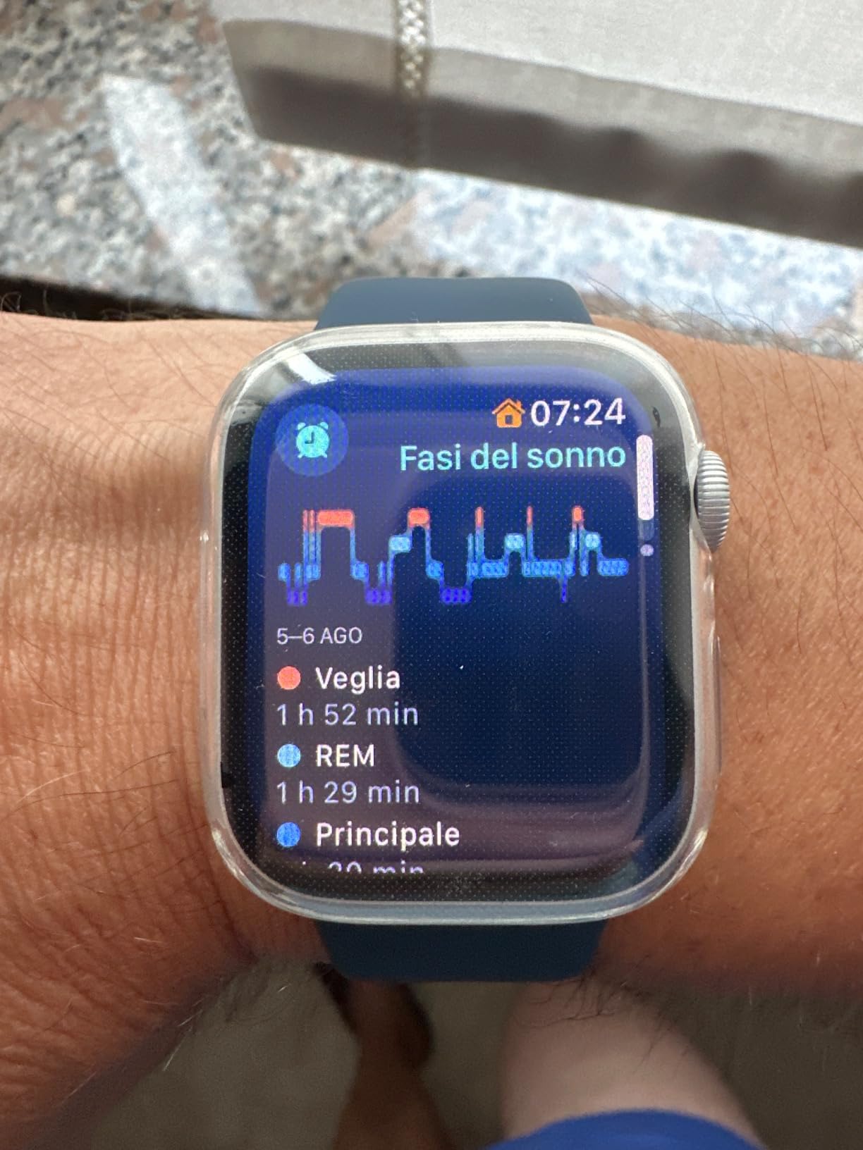 Apple Watch Series 9 GPS 41 mm smartwatch mezzanotte