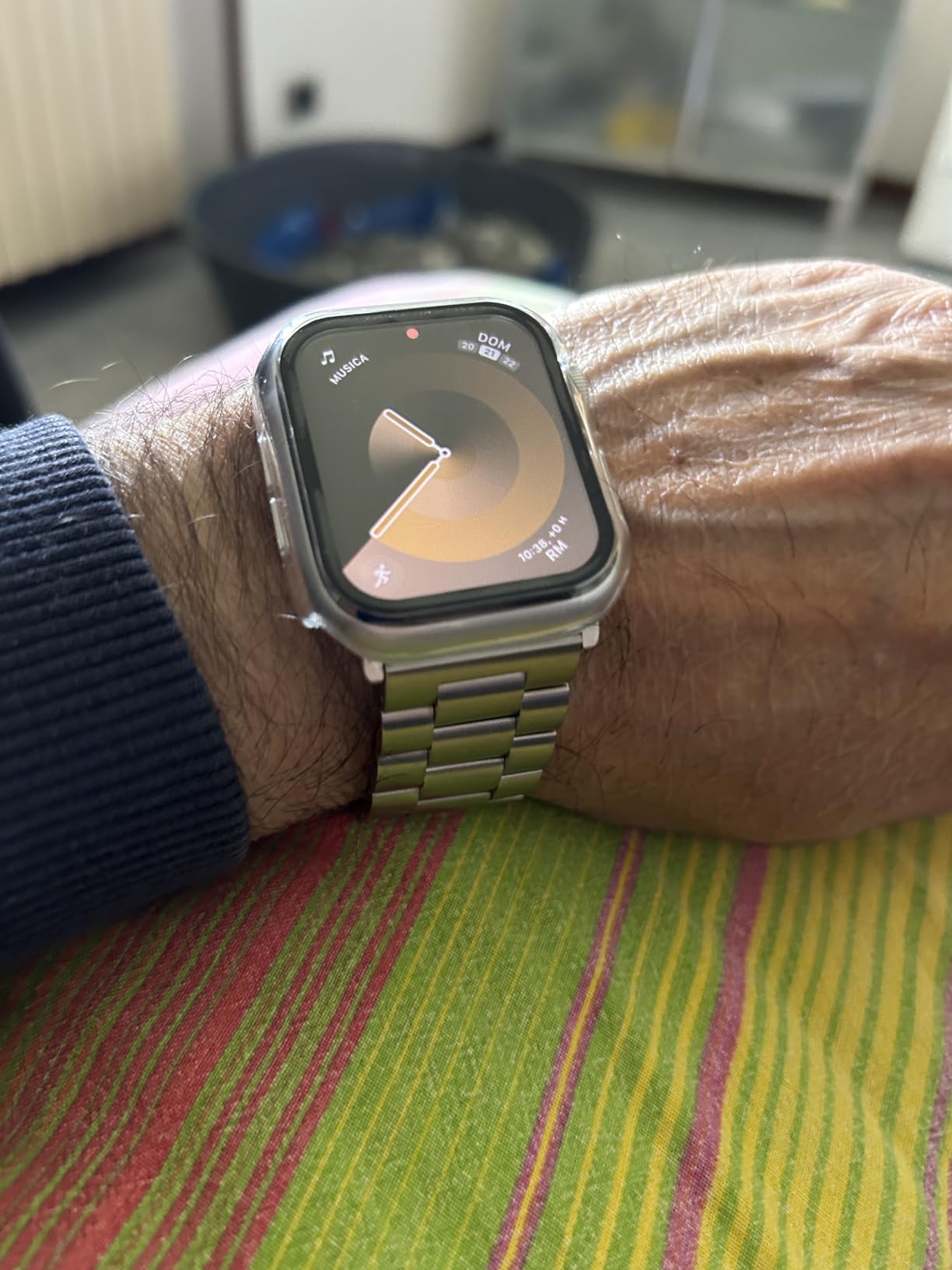 Apple Watch Series 9 GPS Cellular 45mm smartwatch argento ECG