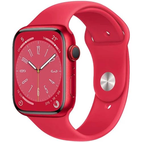 Apple Watch Series 8 GPS 45 mm smartwatch rosso ossigeno sangue