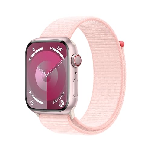 Apple Watch Series 9 GPS Cellular 45mm smartwatch rosa