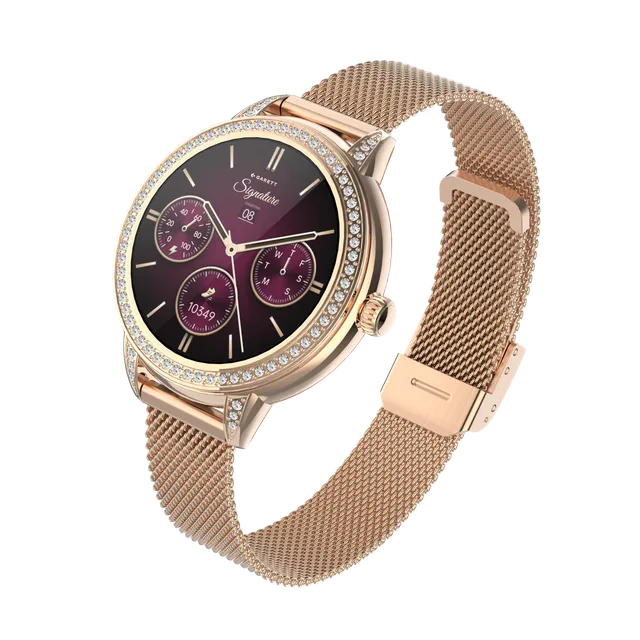 Garett Stella smartwatch oro rosa mesh AMOLED