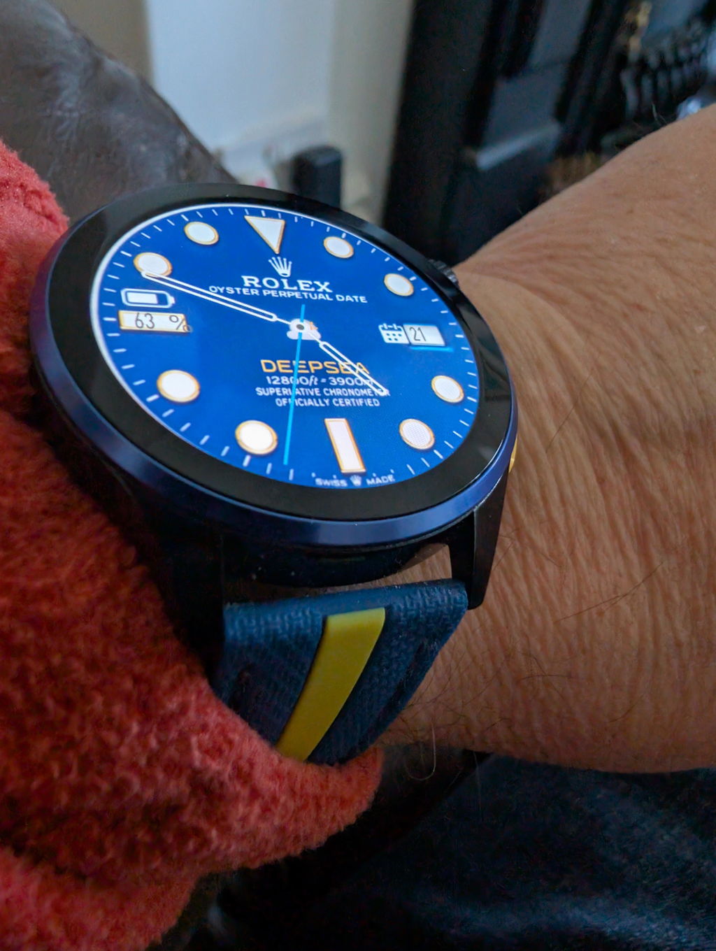 Reflex Active Venture 400 R smartwatch GPS blu giallo AMOLED