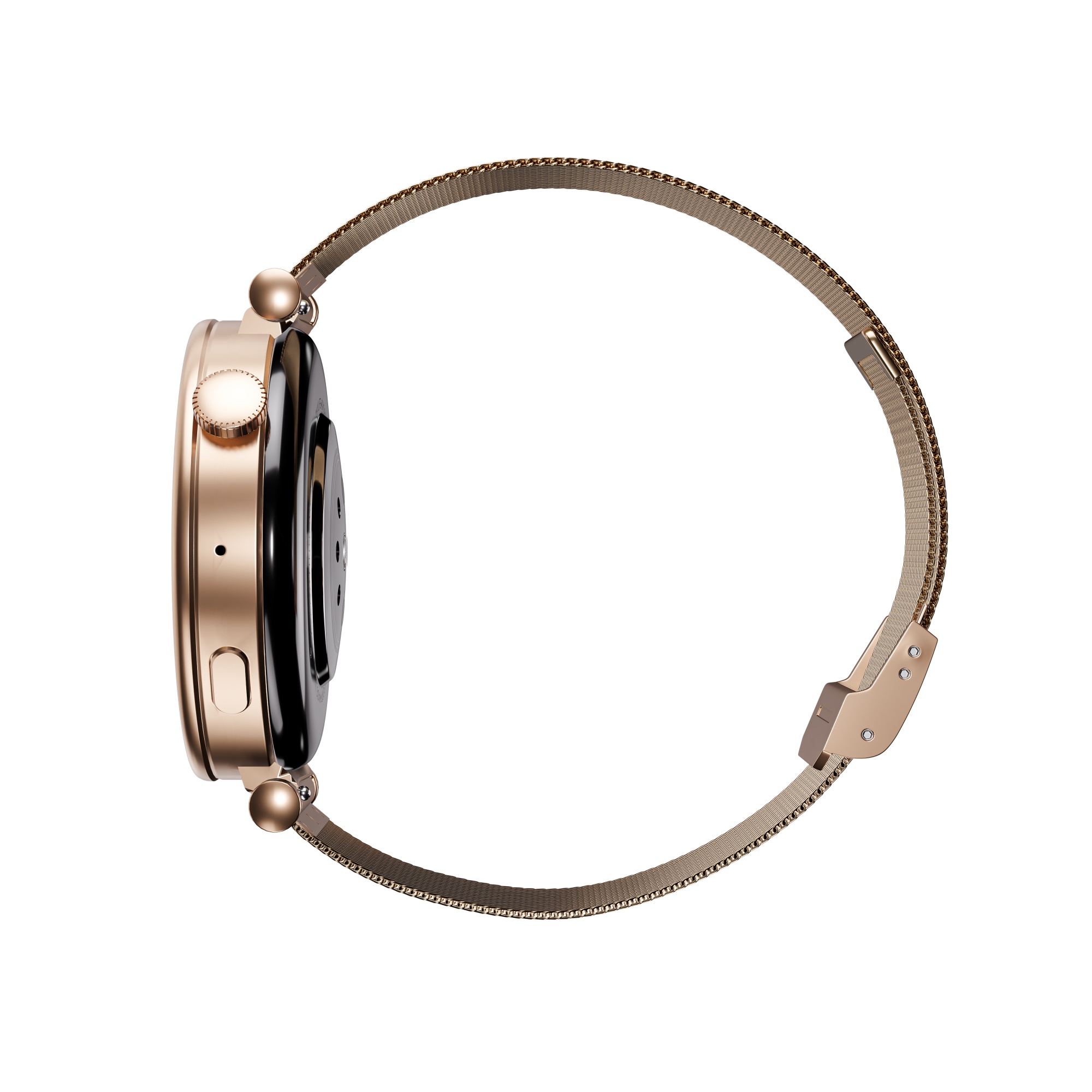 Garett Rose smartwatch maglia acciaio oro rosa