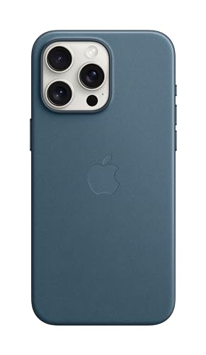 Apple FineWoven Custodia iPhone 15 Pro Max Blu Pacifico MagSafe