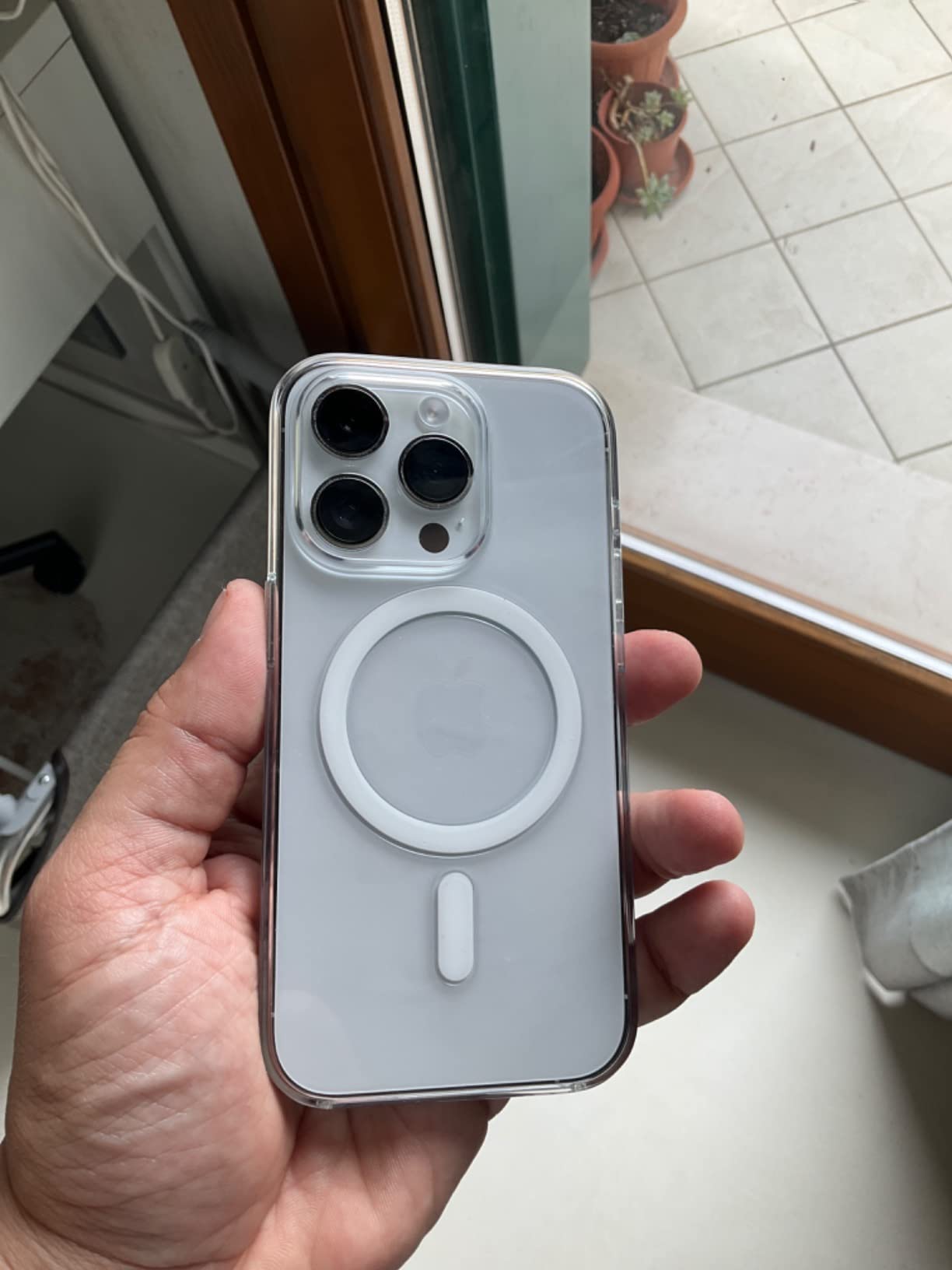 Apple iPhone 14 Pro Max custodia trasparente MagSafe