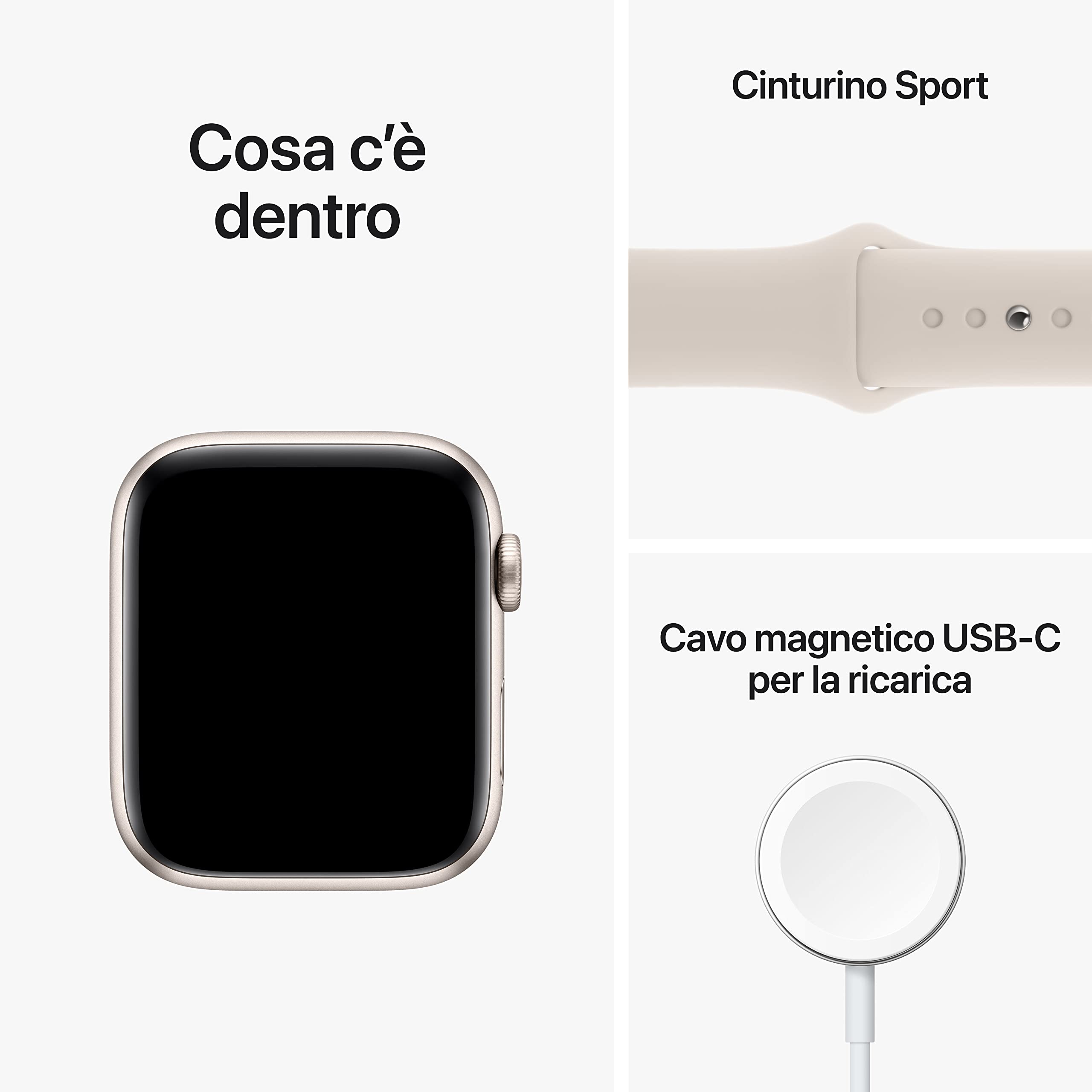 Apple Watch SE 2ª gen. 44mm smartwatch GPS + Cellular galassia