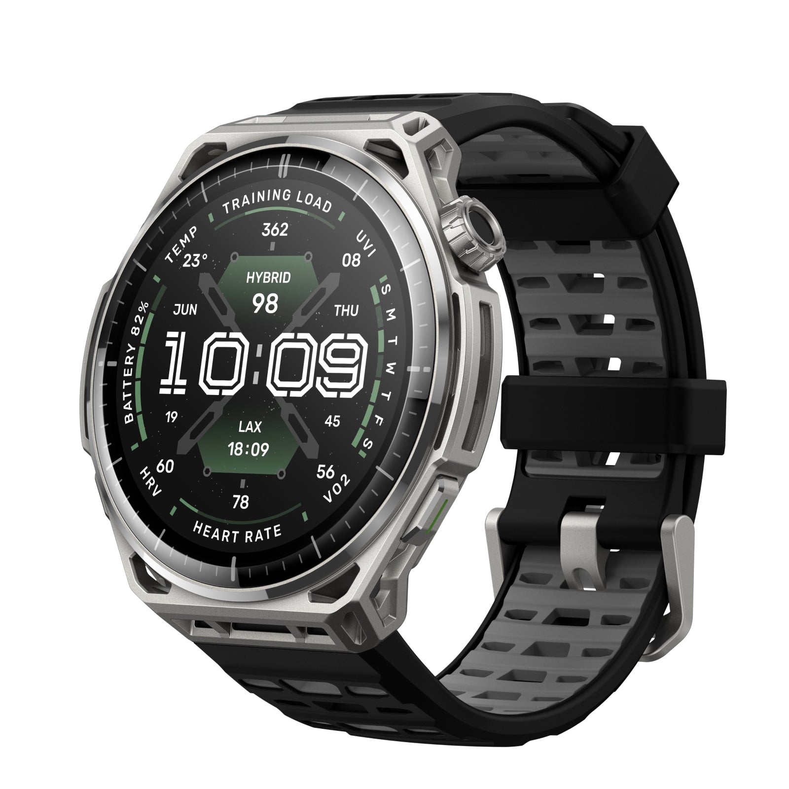 Amazfit Balance 3 smartwatch nero titanio 21 giorni batteria