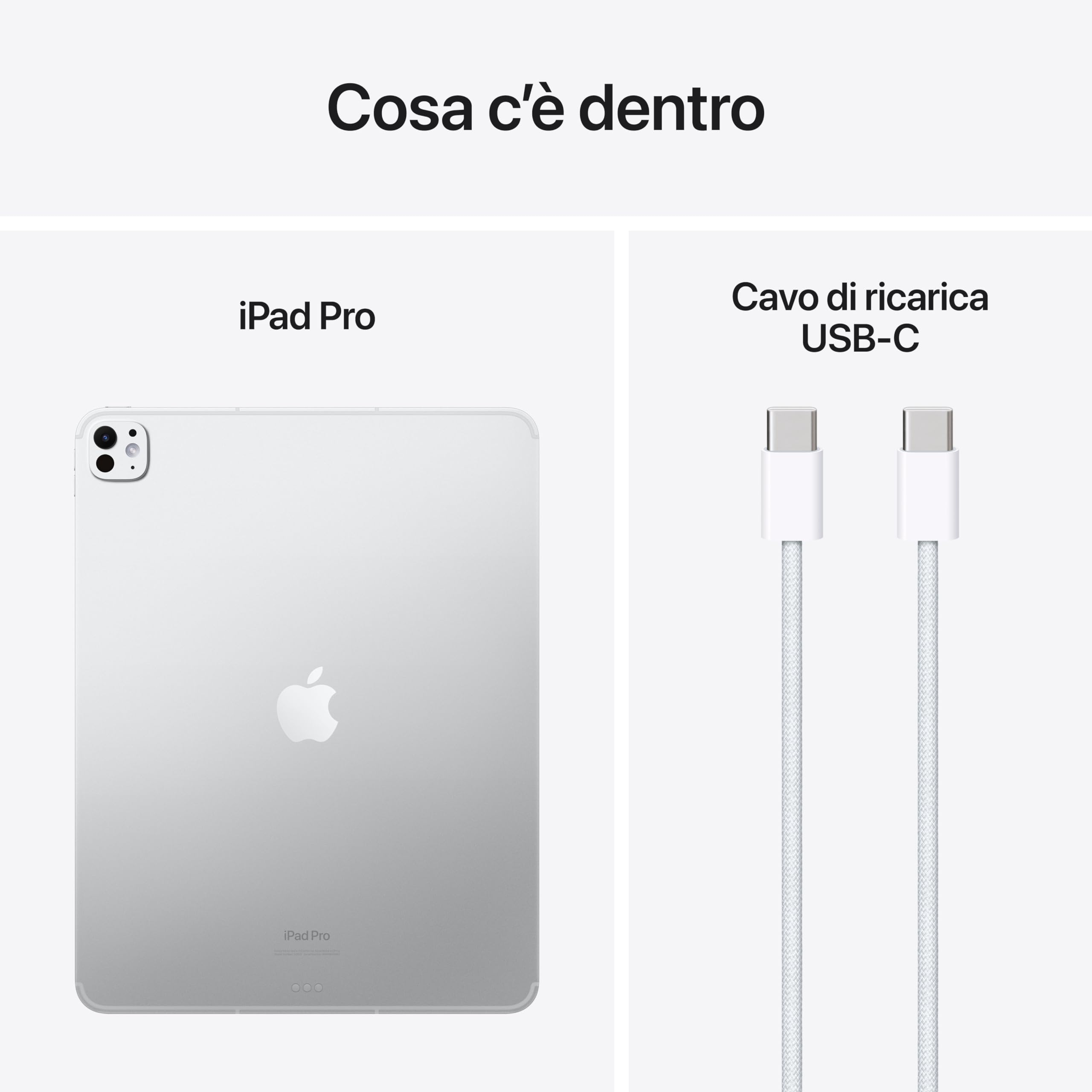Apple iPad Pro 13 M4 tablet 1TB Argento nanotexture 5G