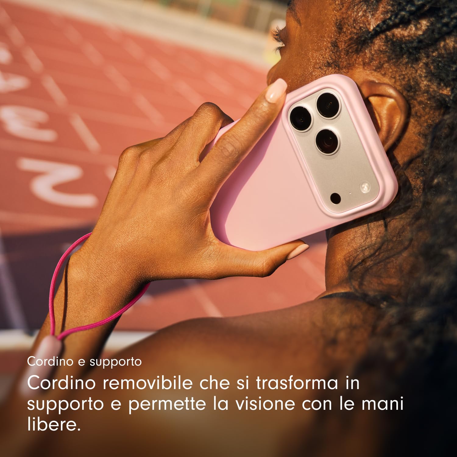 Beats custodia MagSafe iPhone 17 Pro rosa ciottolo