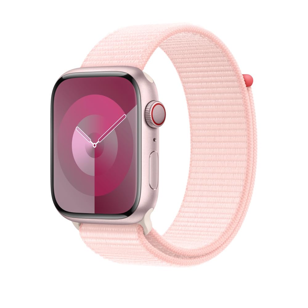 Apple Watch Sport Loop 45 mm Cinturino Rosa Confetto Nylon