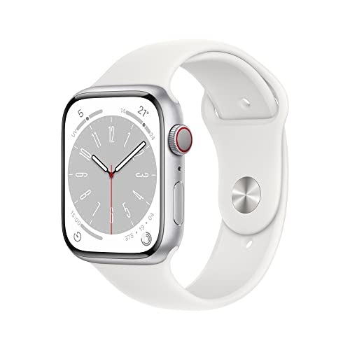 Apple Watch Series 8 45mm smartwatch GPS Cellular argento O2