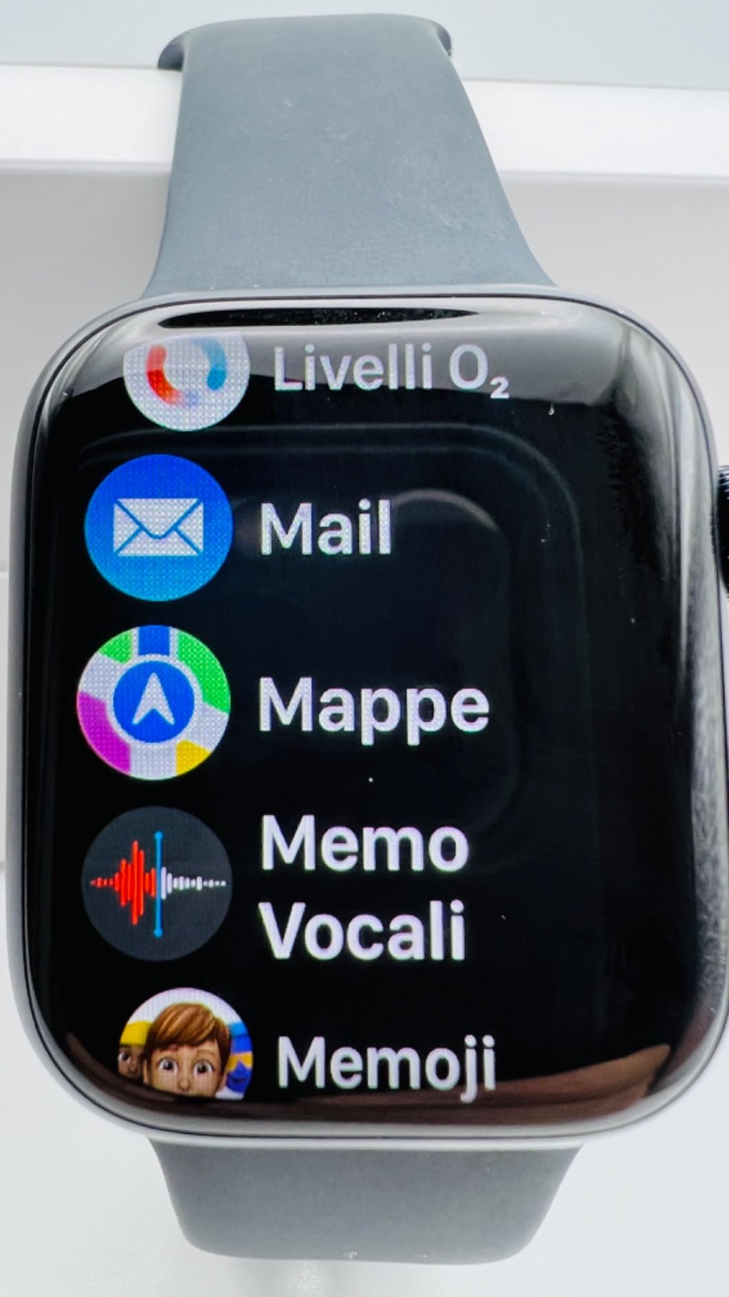 Apple Watch Series 8 GPS+Cellular 45 mm smartwatch Mezzanotte ossigeno