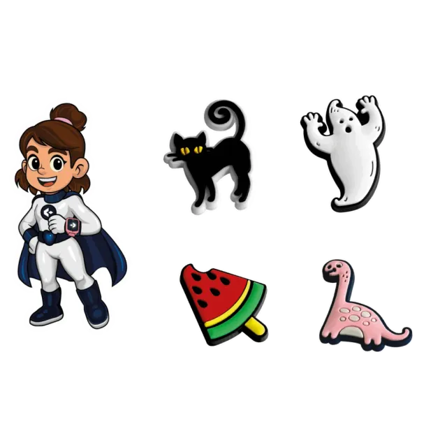 Garett Lumi 3 charm set 5 ciondoli bambini