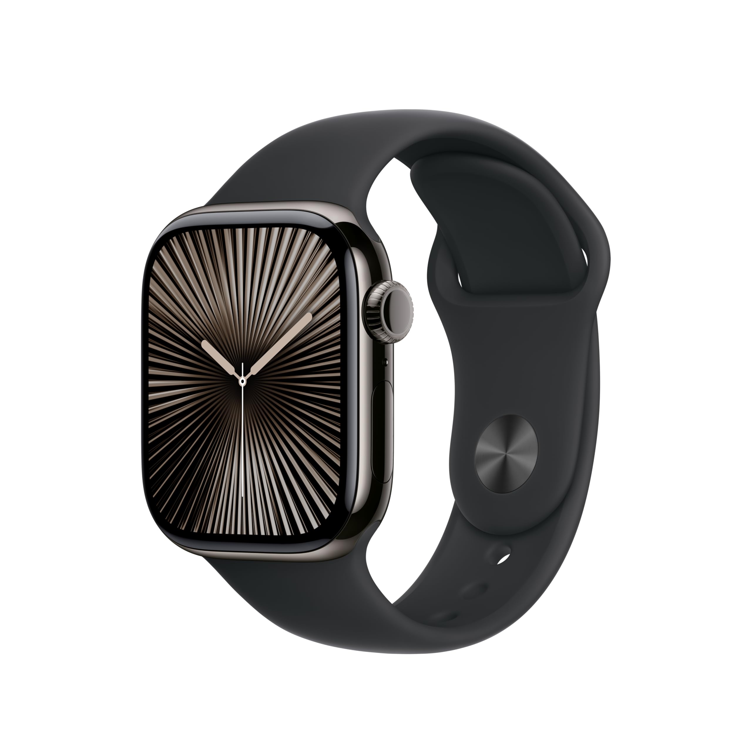 Apple Watch Cinturino Sport 42 mm cinturino Nero S/M fluoroelastomero