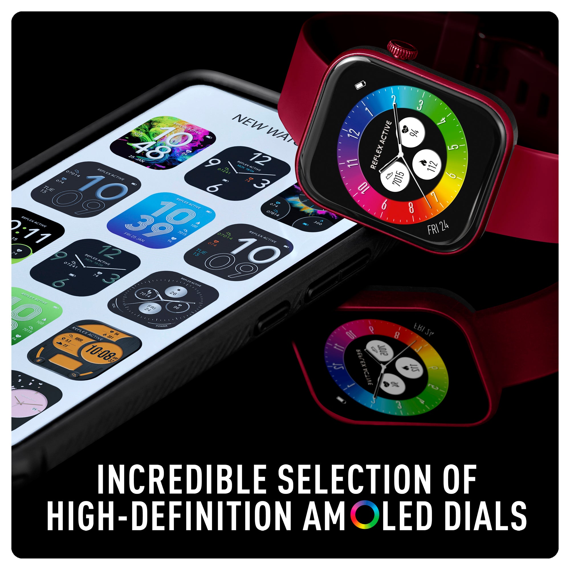 Reflex Active Spectra 300 S smartwatch AMOLED berry GPS