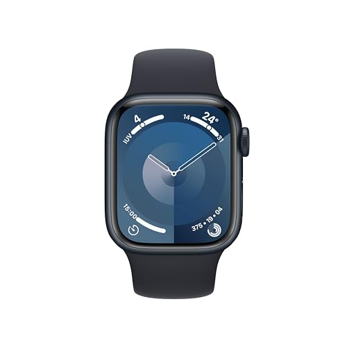 Apple Watch Series 9 GPS 41 mm smartwatch mezzanotte