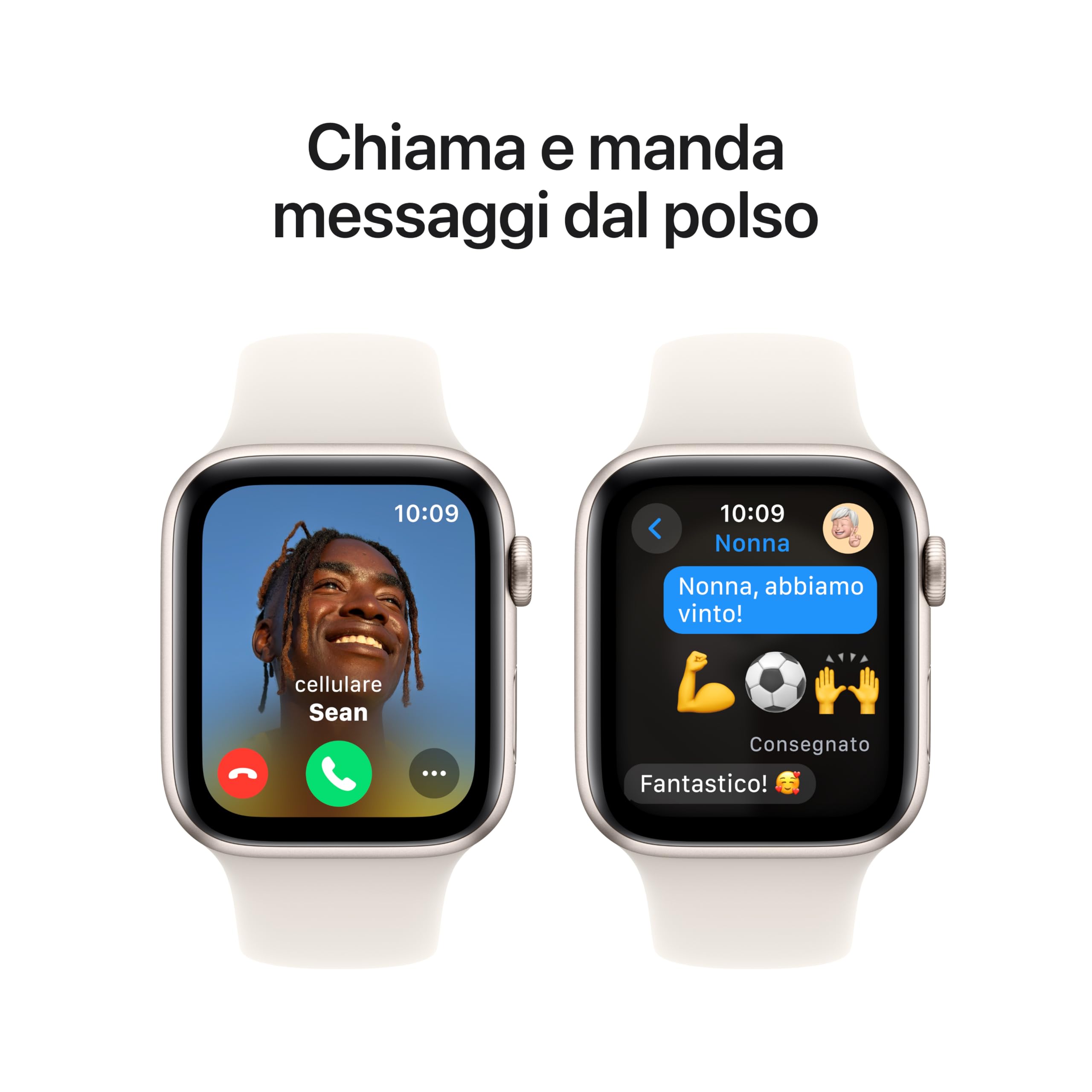 Apple Watch SE 2 gen GPS 44 mm smartwatch galassia S/M