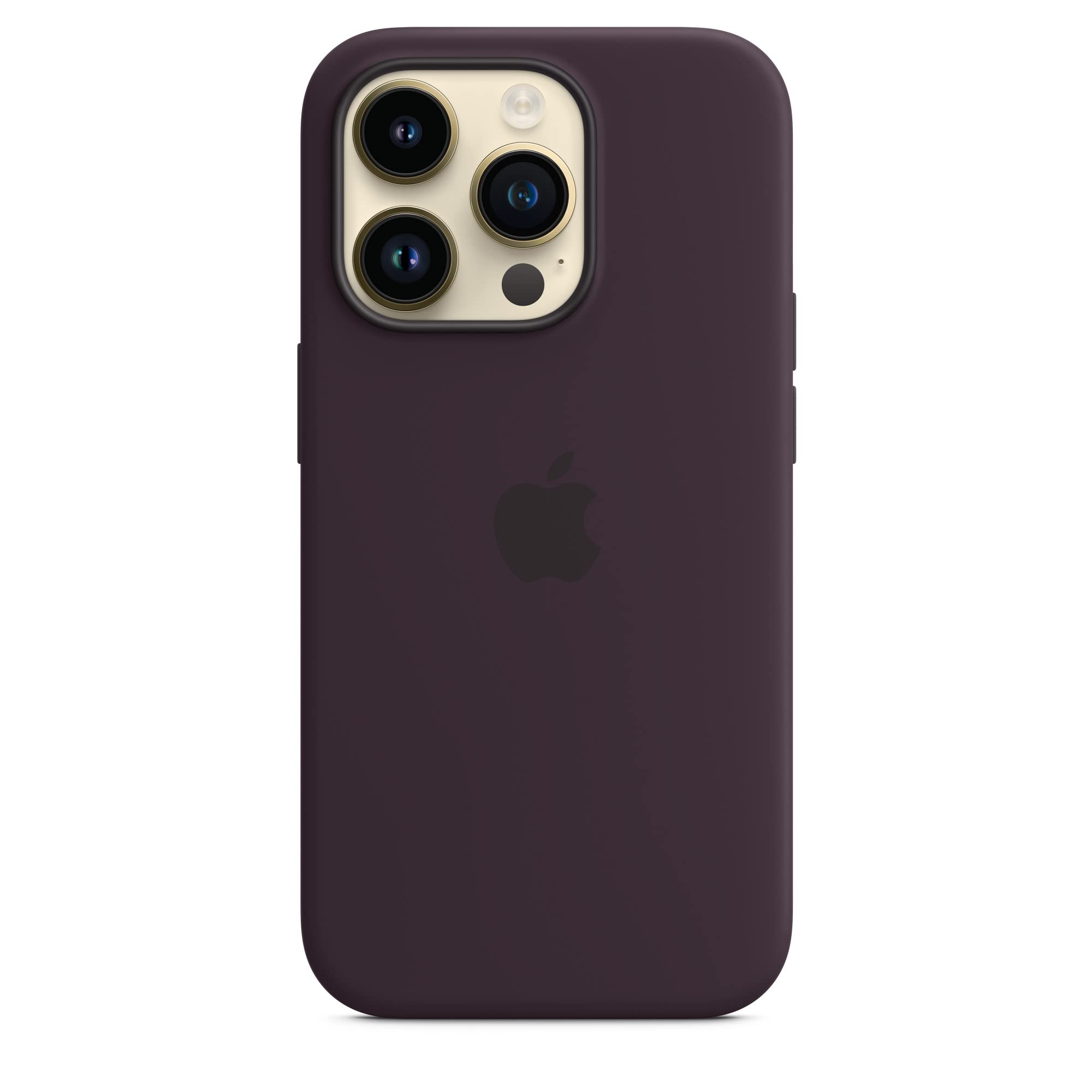 Apple custodia silicone MagSafe iPhone 14 Pro viola sambuco