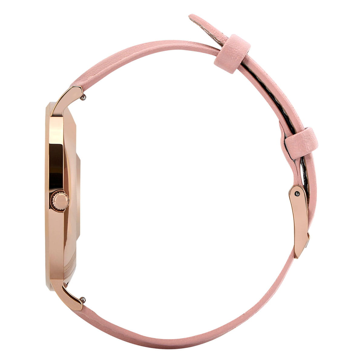 Garett Verona smartwatch pelle oro-rosa