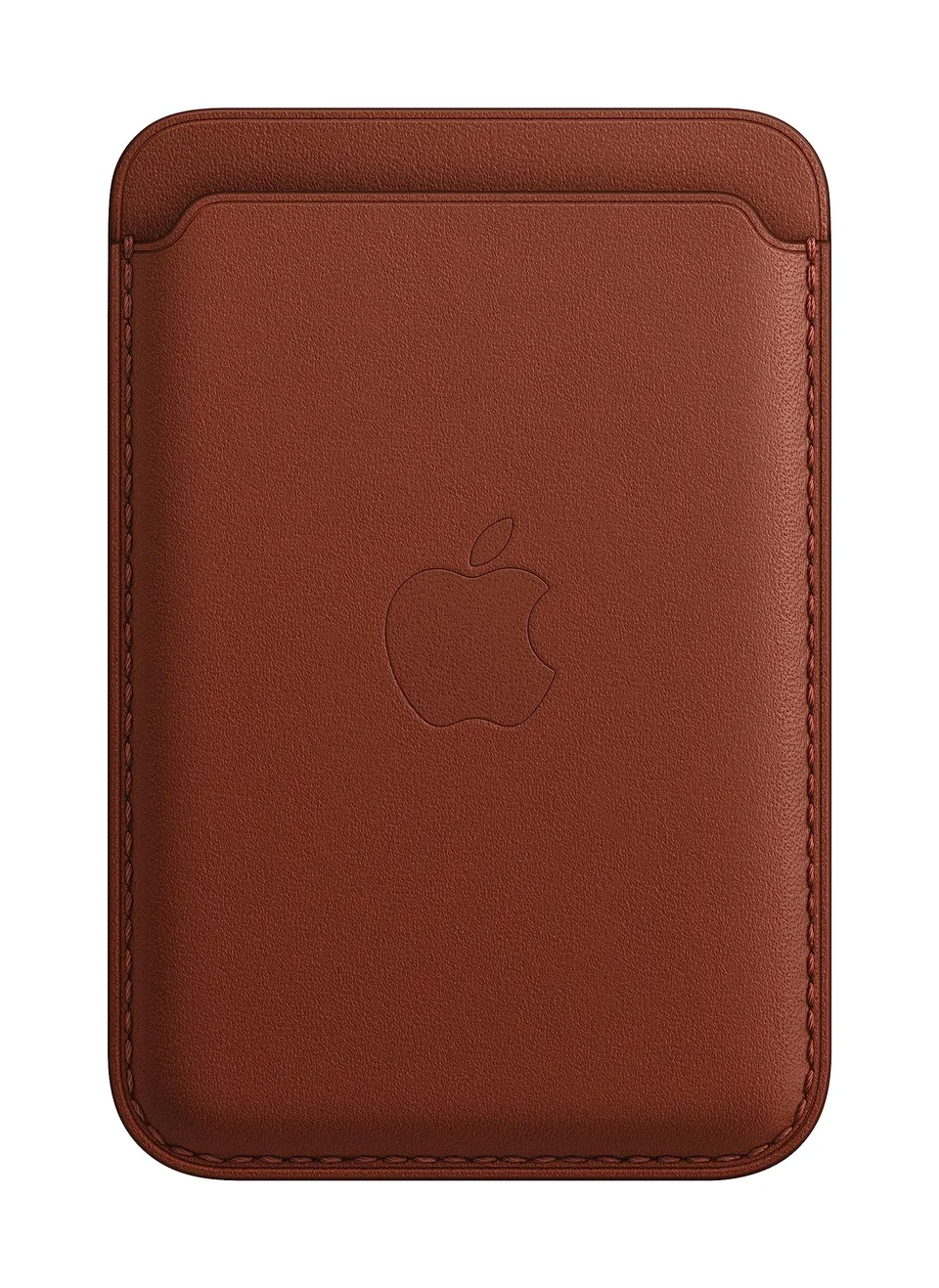 Apple MagSafe portafoglio pelle iPhone terra d'ombra 3 carte