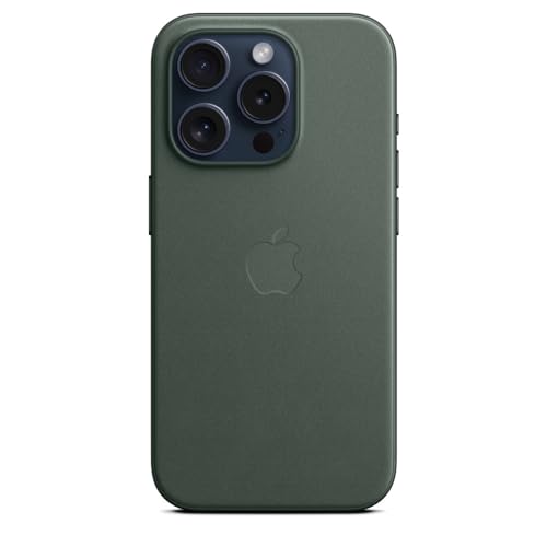 Apple FineWoven Custodia iPhone 15 Pro Sempreverde MagSafe