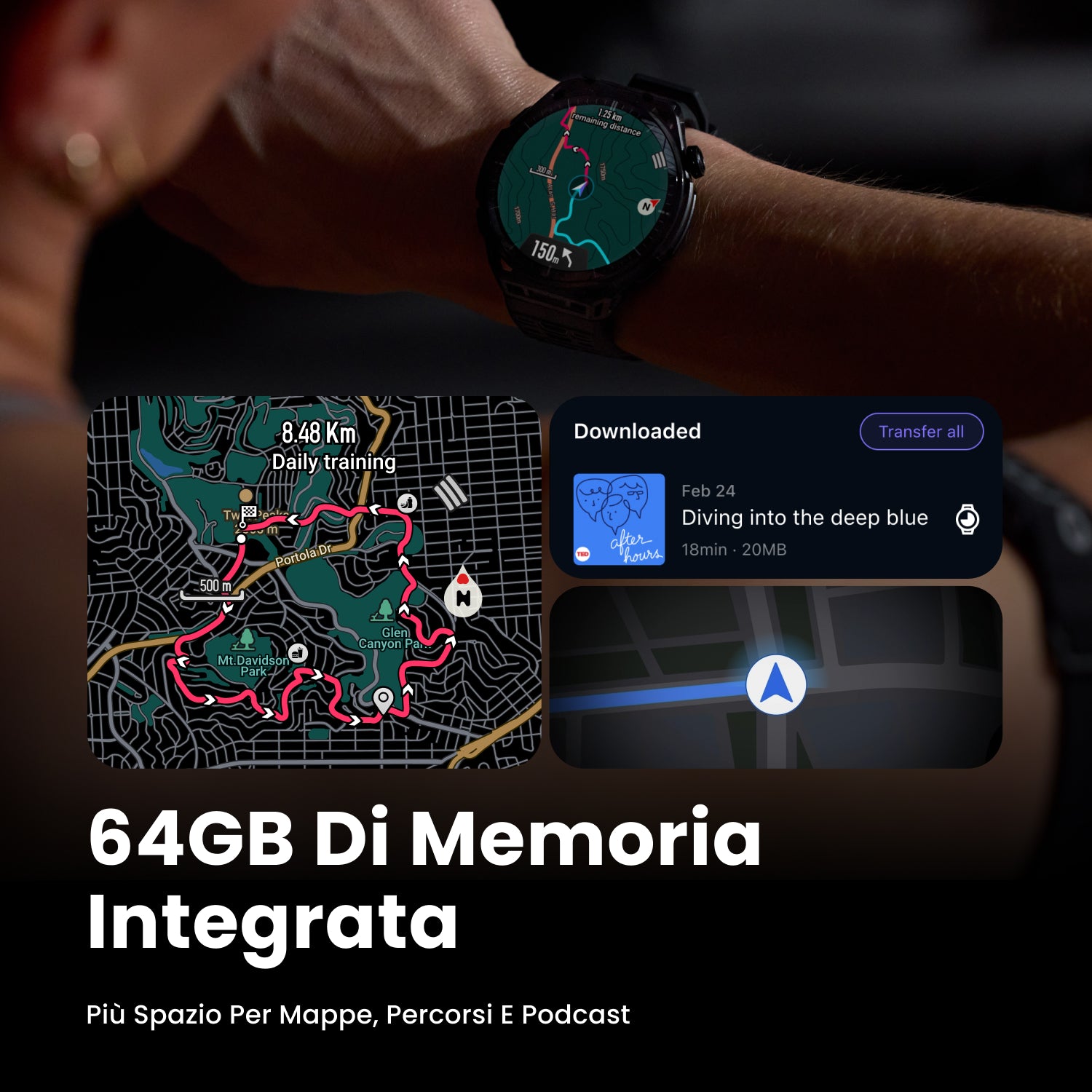 Amazfit Balance 3 smartwatch nero titanio 21 giorni batteria