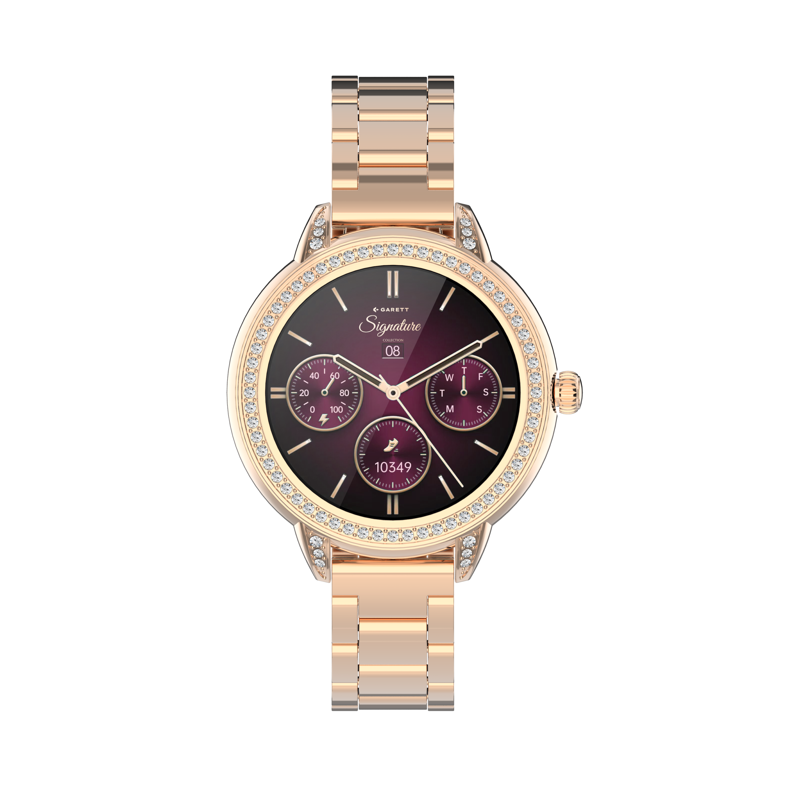 Garett Stella smartwatch acciaio oro rosa