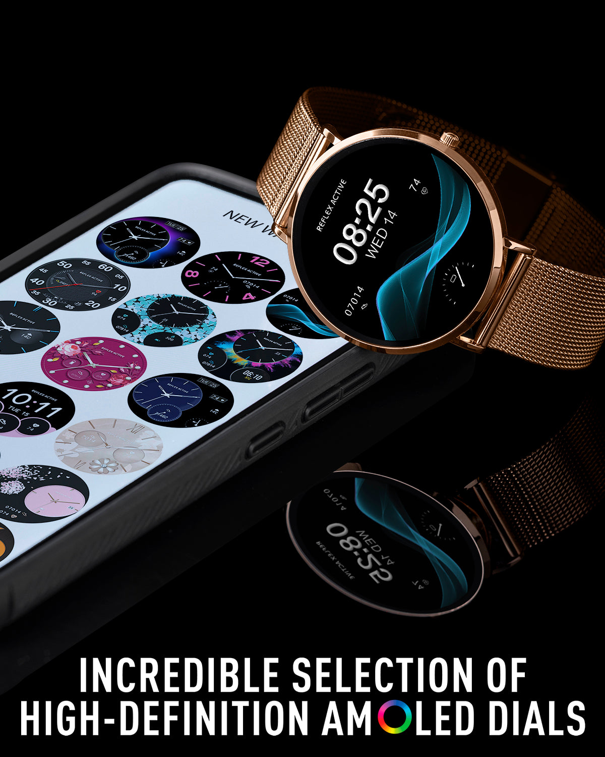 Reflex Active Spectra 300 R Slim smartwatch rosa set