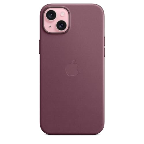 Apple FineWoven Custodia iPhone 15 Plus MagSafe Gelso