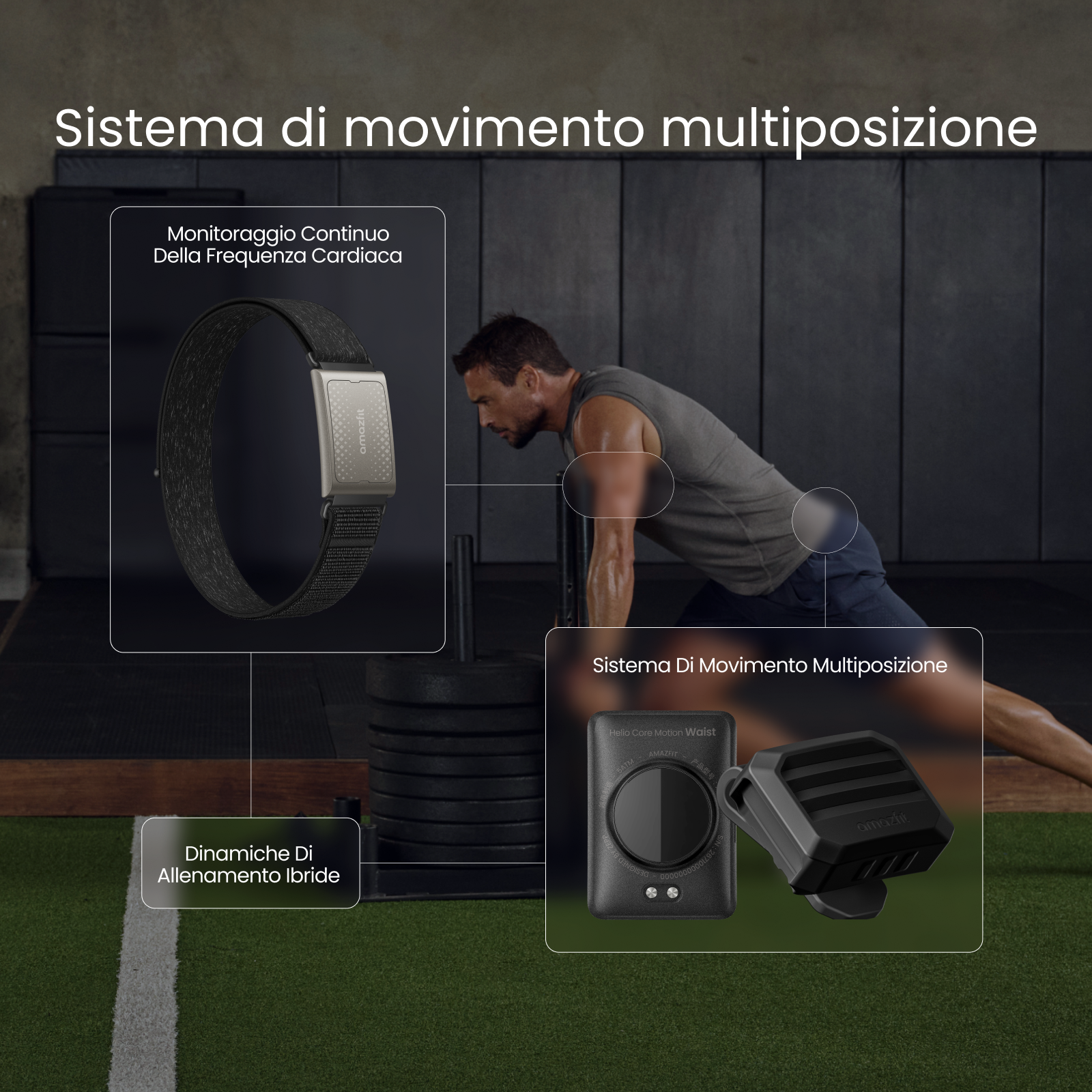 Huami Helio Strap Pro bracciale fitness nero sport 11 giorni