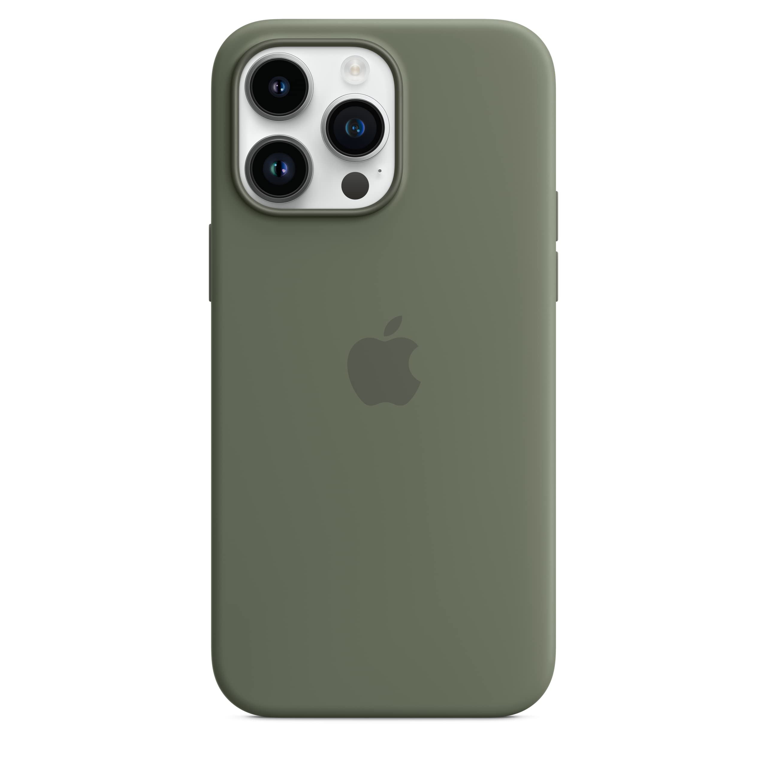Apple iPhone 14 Pro Max custodia silicone oliva MagSafe