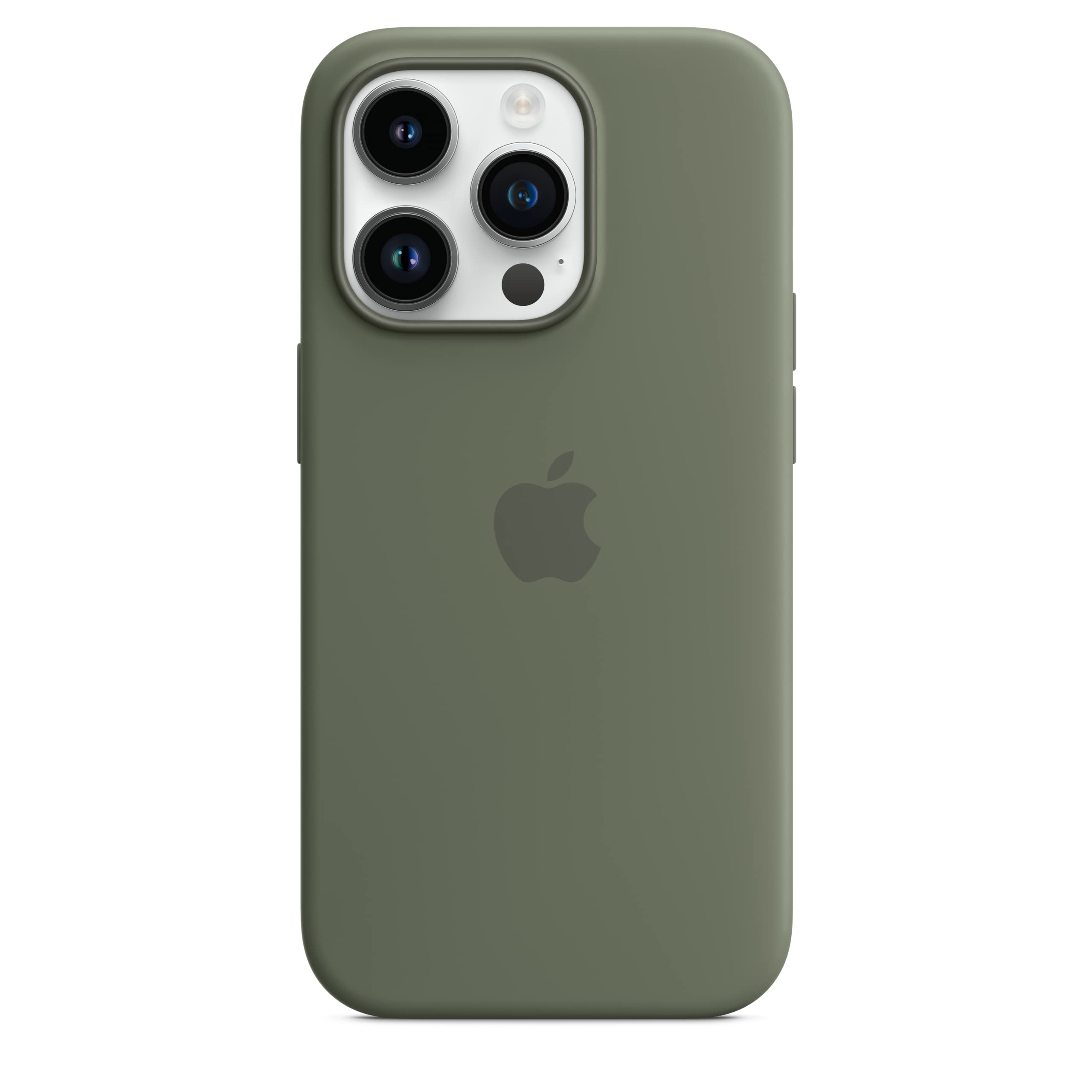 Apple iPhone 14 Pro custodia silicone oliva MagSafe