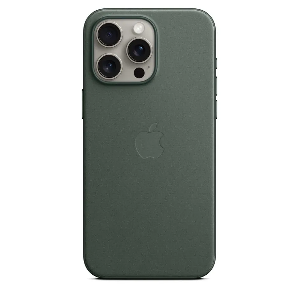 Apple FineWoven Custodia iPhone 15 Pro Max Sempreverde MagSafe