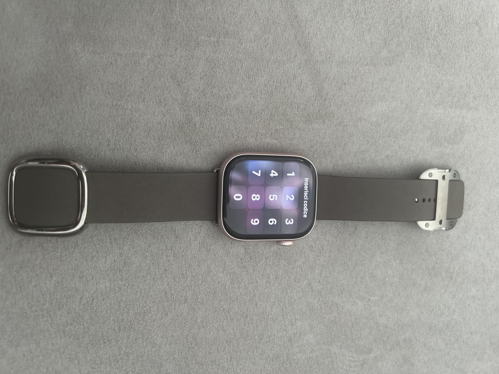 Apple Modern cinturino 42mm caramello Small magnetico