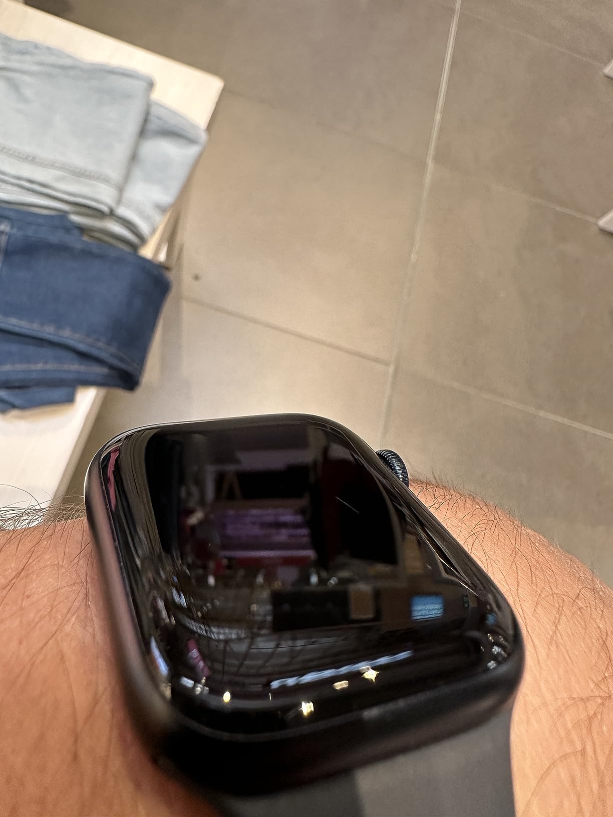 Apple Watch Series 8 GPS+Cellular 45 mm smartwatch Mezzanotte ossigeno
