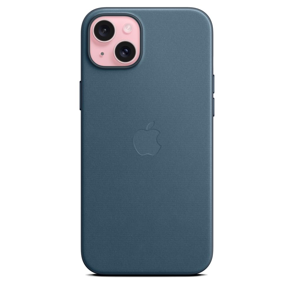 Apple FineWoven iPhone 15 Plus custodia Blu Pacifico